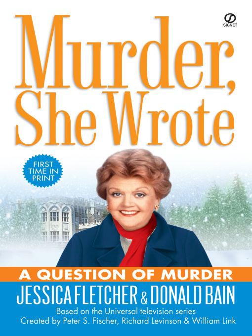 Cover image for A Question of Murder
